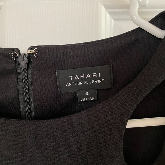 TAHARI Black Dress | Size 4 - Picture 3 of 5